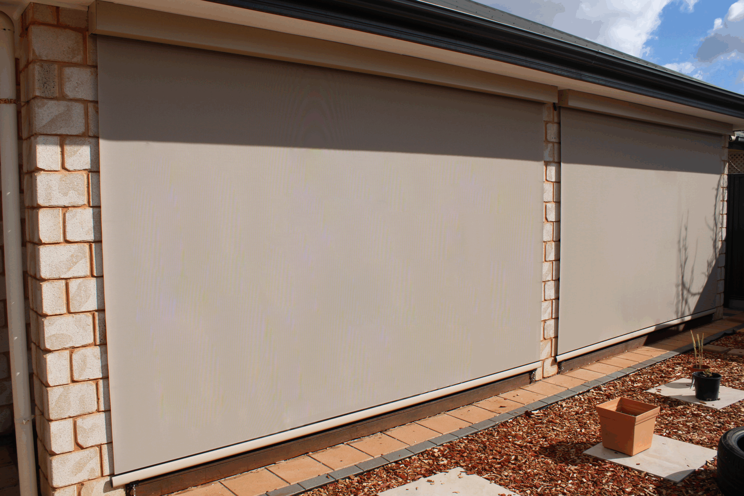 Outdoor Blinds providing privacy without compromising style.